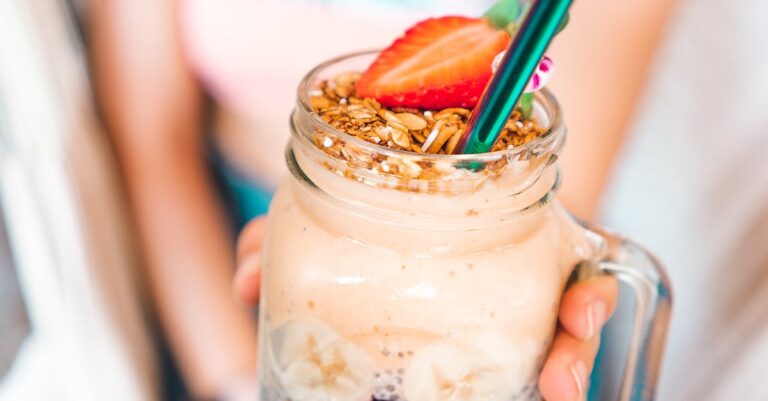 Smoothie de Banana e Pasta de Amendoim